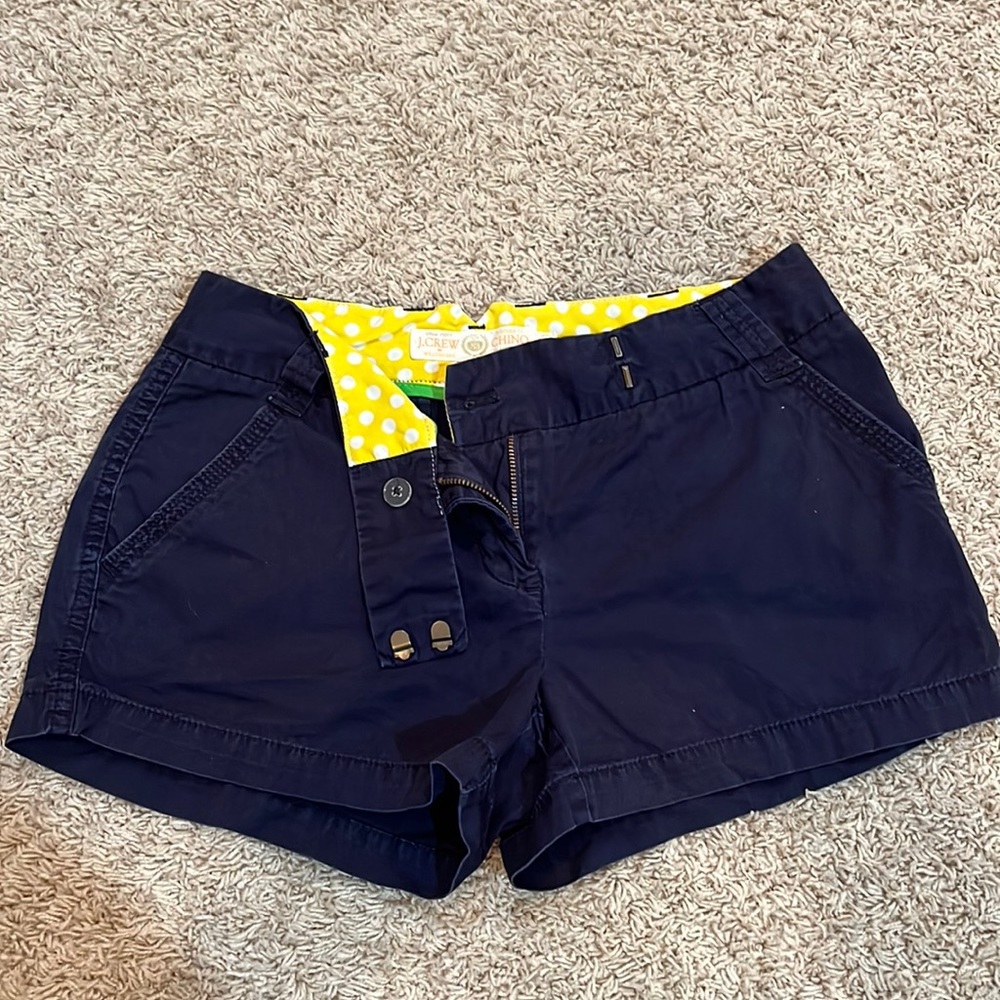 J. Crew women’s navy shorts, size 2